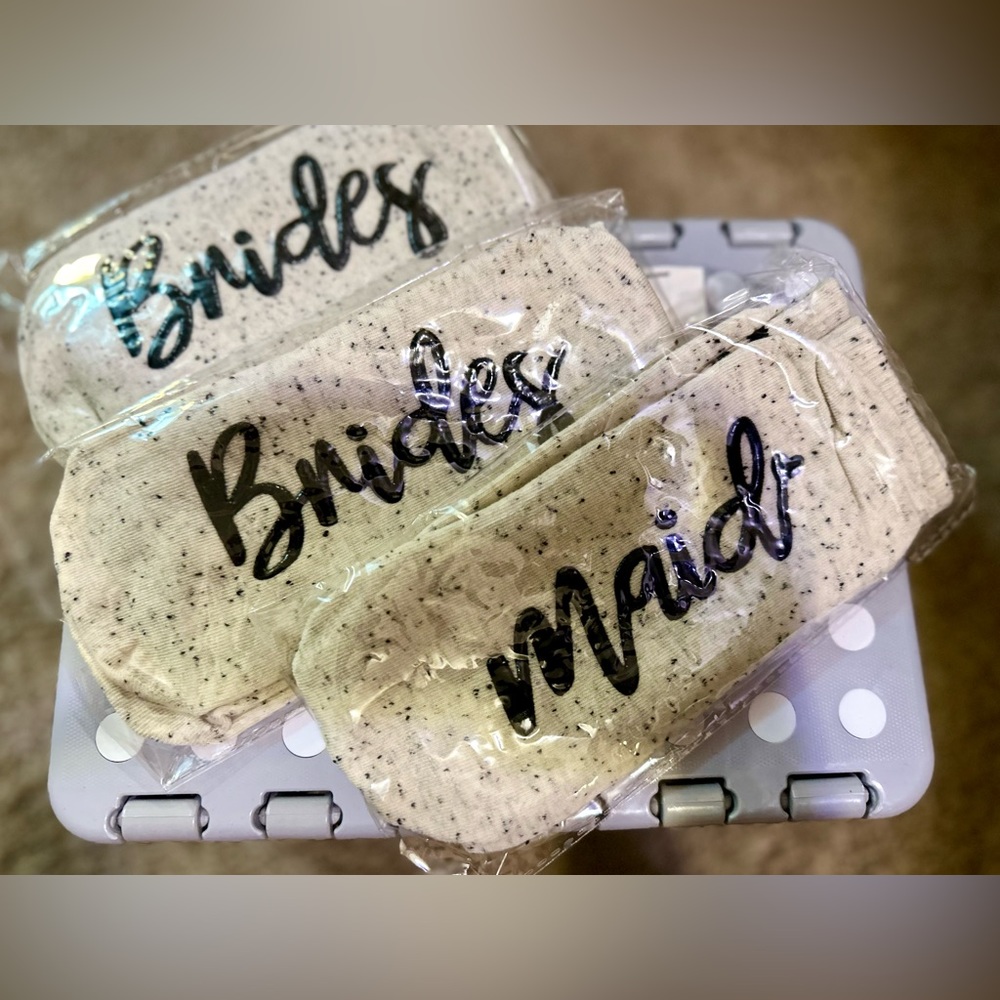 3 pairs of bridesmaid socks - brand new